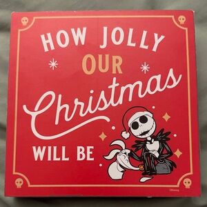 Disney Nightmare Before Christmas Jack Skellington Wood Decor Sign - "How Jolly”